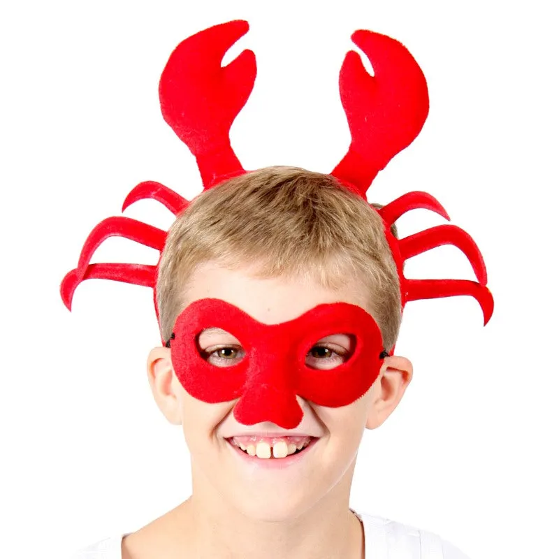 Crab Headband & Mask Set