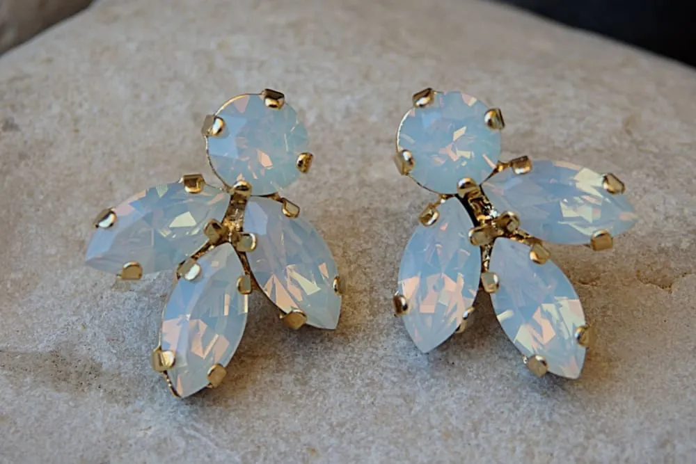 Crystal Opal Earrings