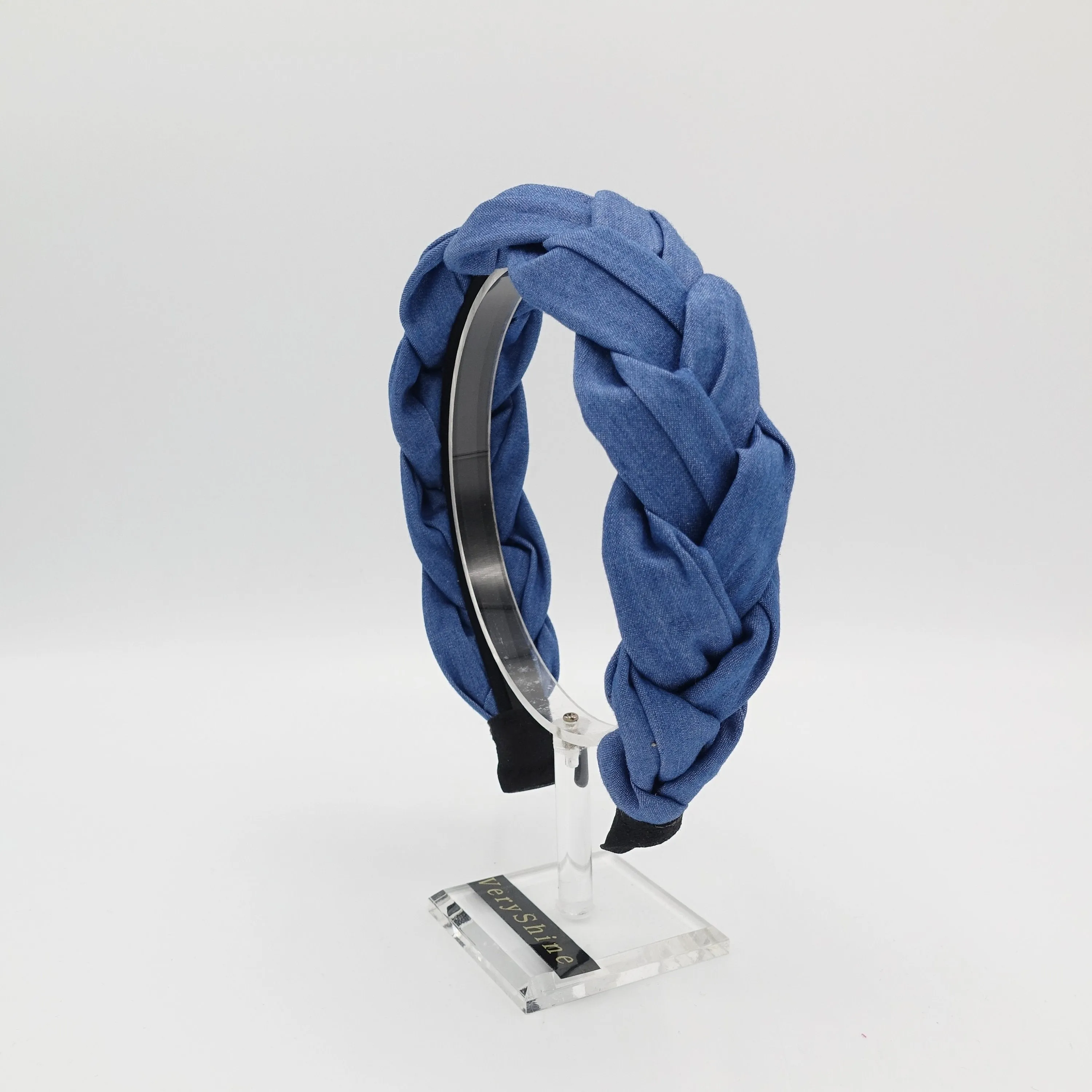 denim casual braided headband light version