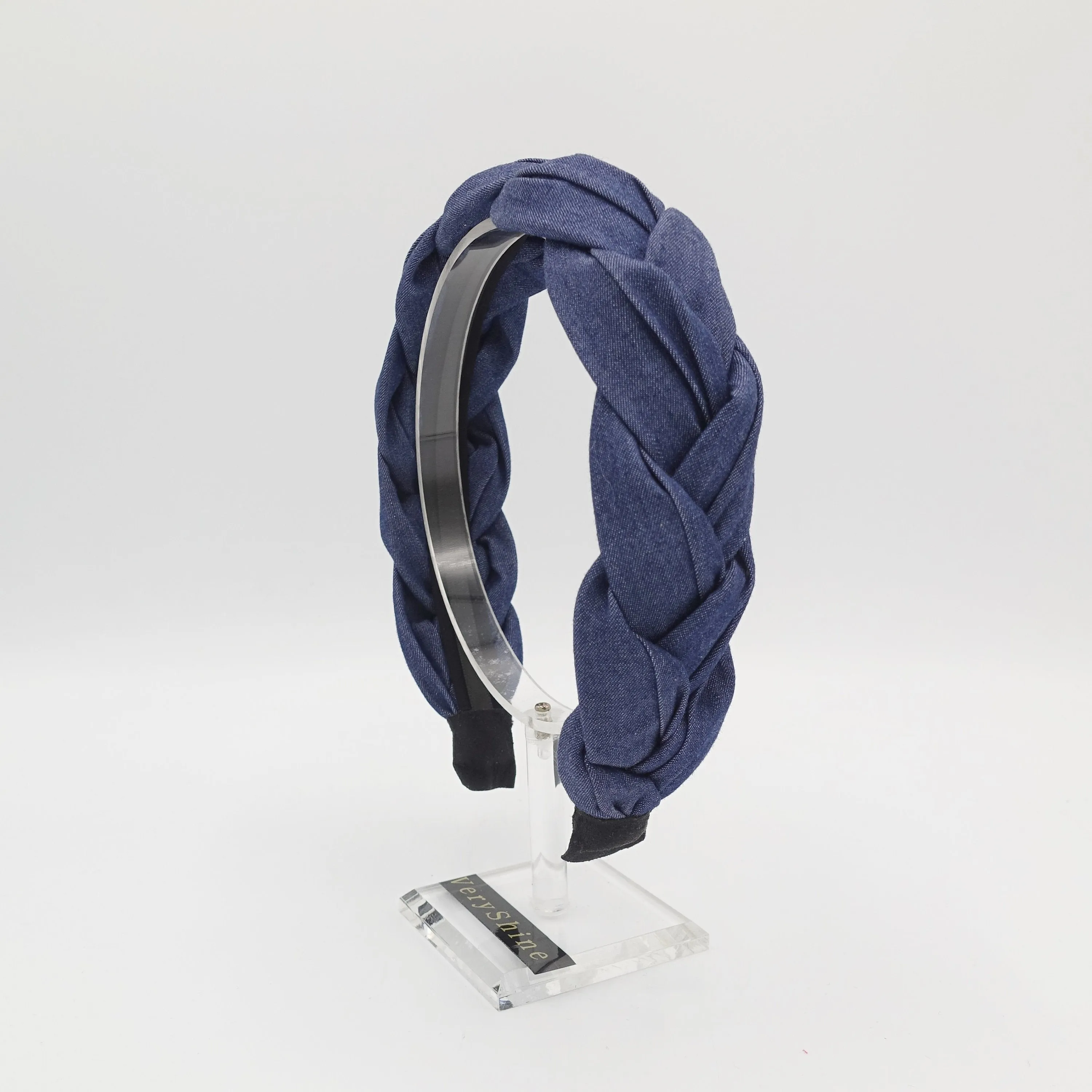 denim casual braided headband light version