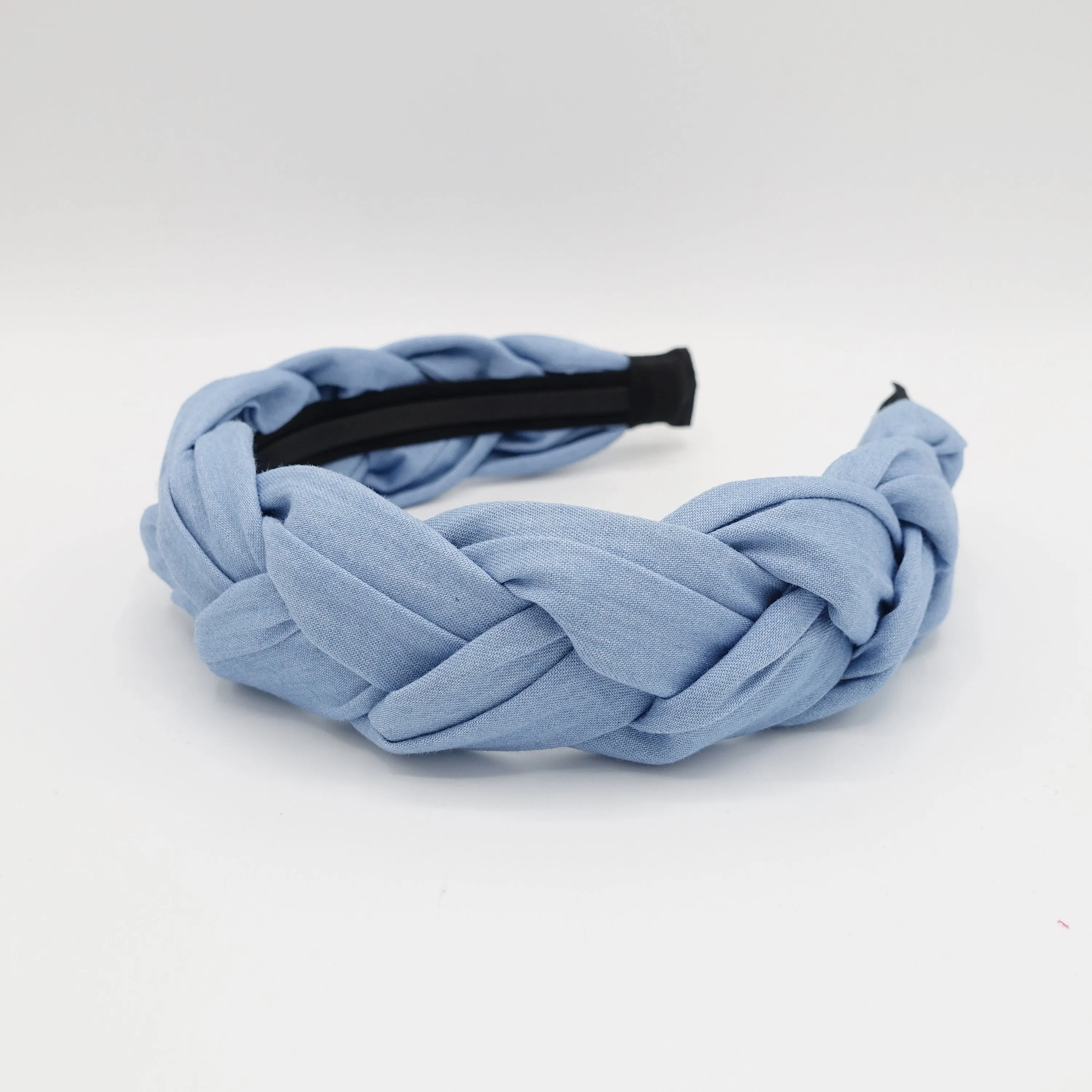 denim casual braided headband light version