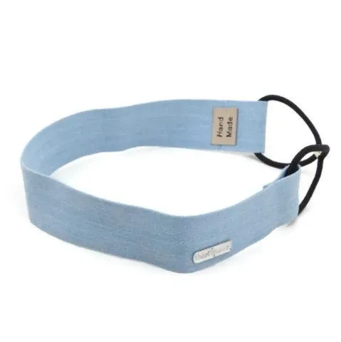 Denim Jean Simple Elastic Headband Women Adult Fashion Headband