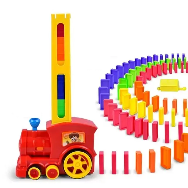 Domino Electric Train Game - 60 pieces