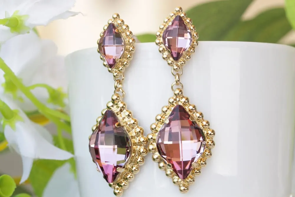 DUSTY PINK EARRINGS