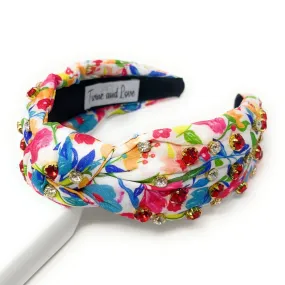 Ebe Jeweled Knot Headband