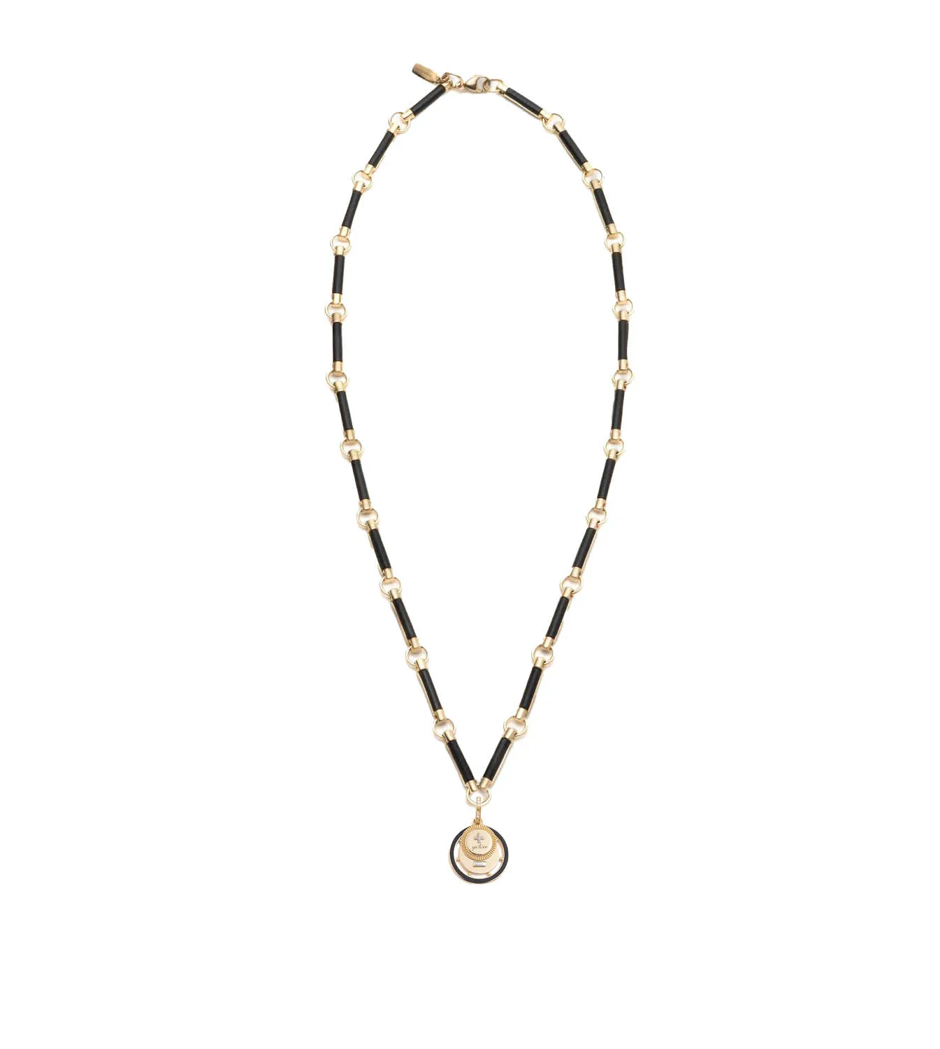 Ever Growing - Vivacity : Element Chain Couplet Necklace Onyx