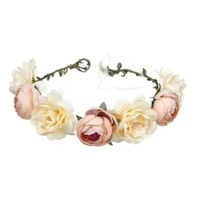 Floral Garland - Flower Girl Hair Accessories, Neutrals