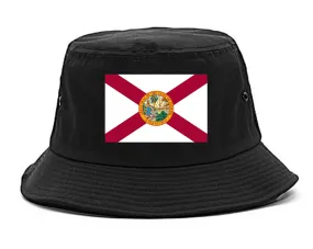 Florida State Flag FL Chest Mens Bucket Hat