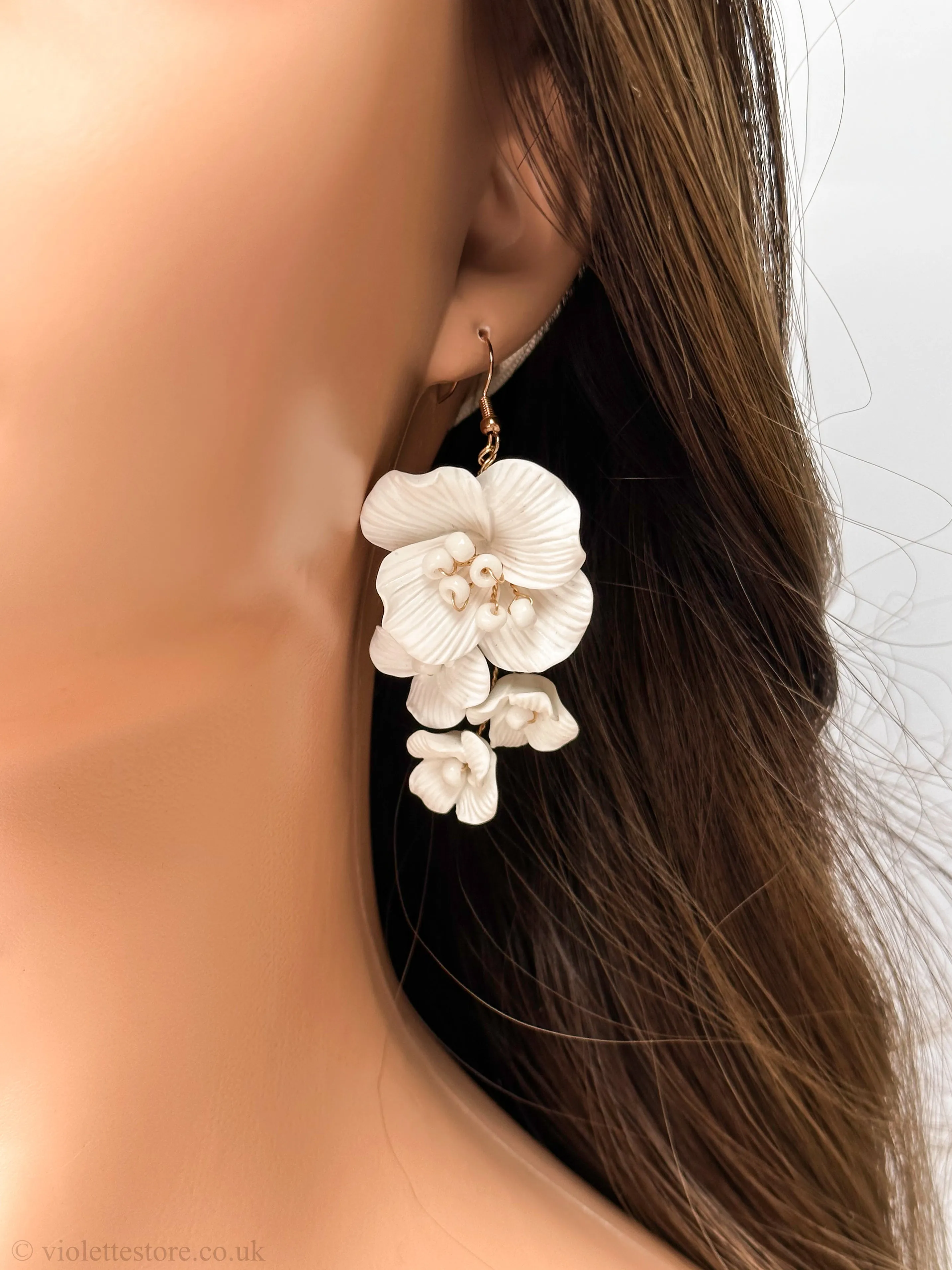 Flower Bridal Earrings