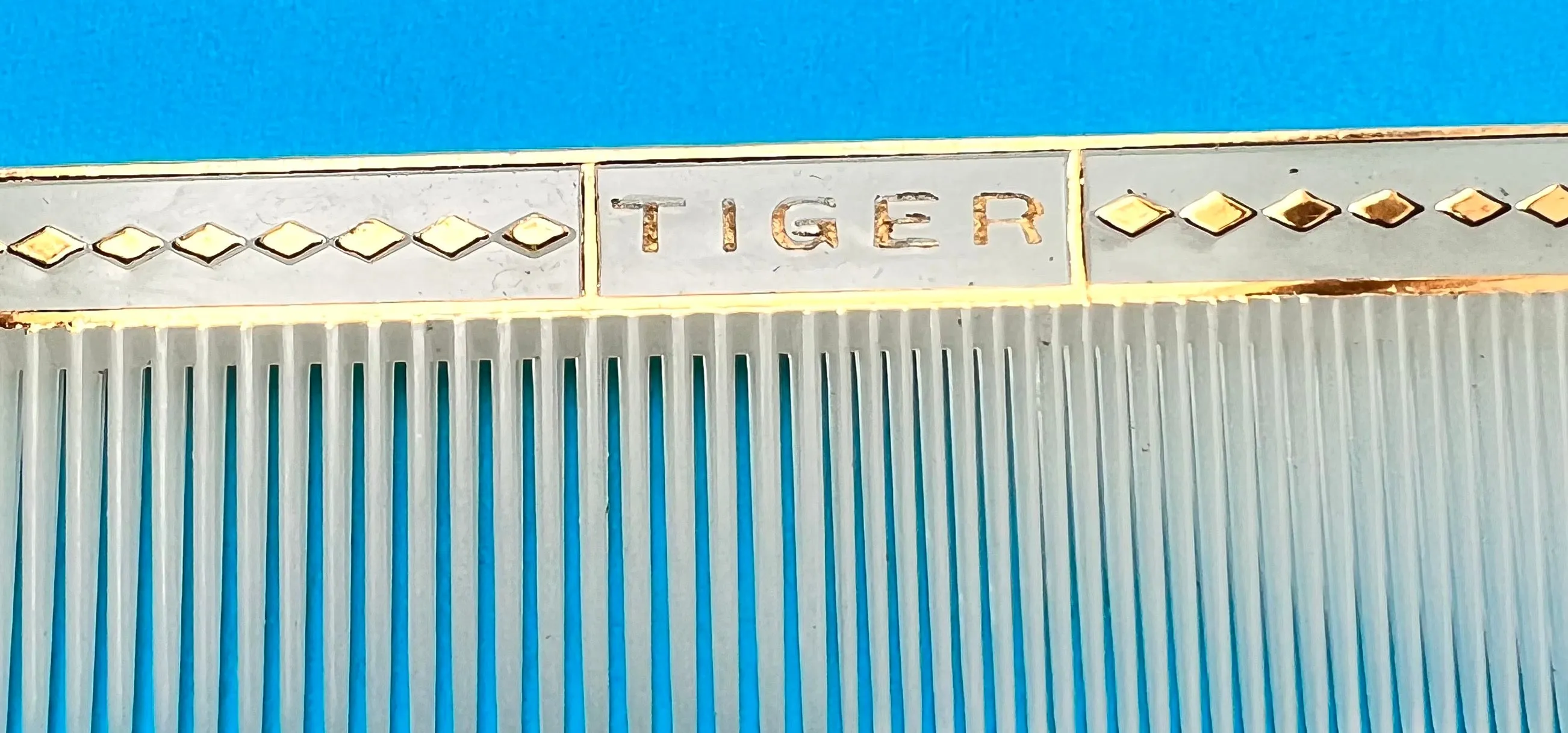 For the Beast in Your Life - A Vintage  TIGER Comb....