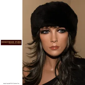 Fur Headband - Black Beaver