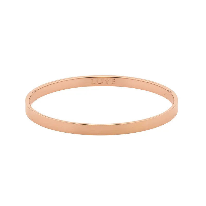 GEORGINI LOVE ROSE GOLD 5mm BANGLE