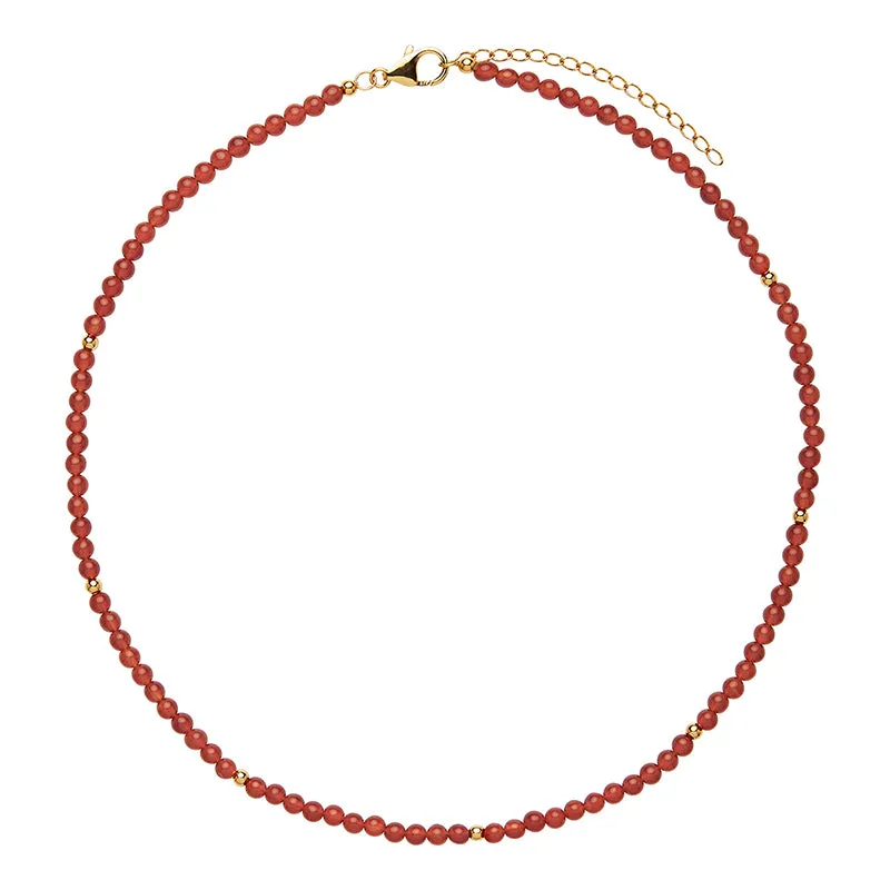 GERANIO RED ONYX NECKLACE