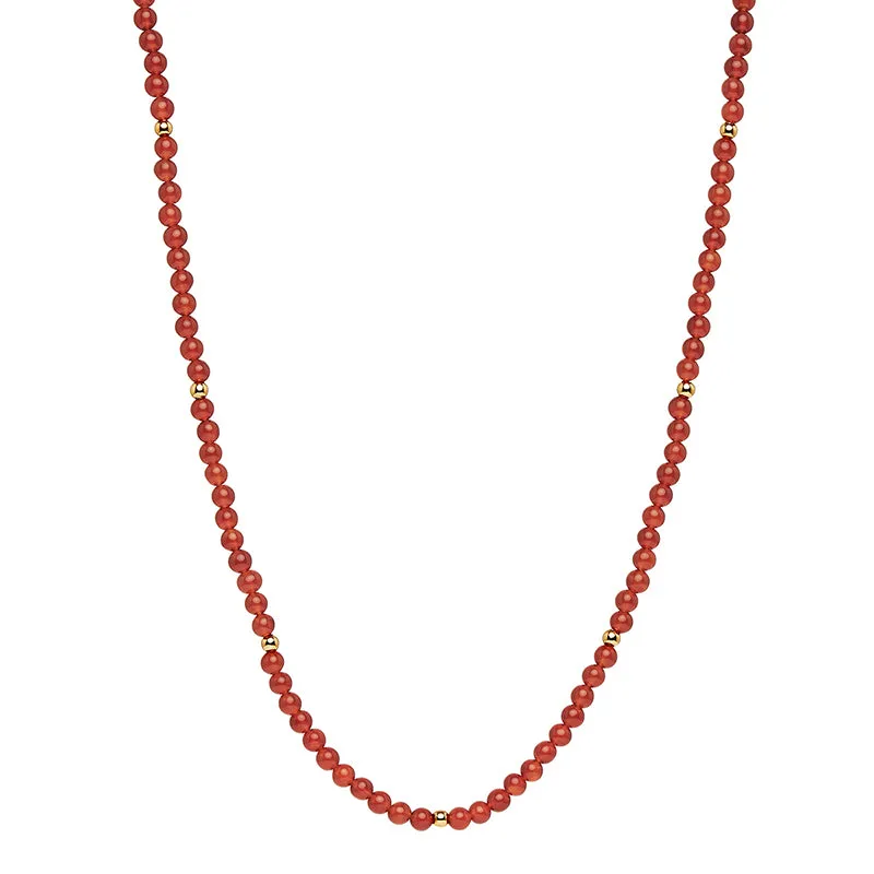 GERANIO RED ONYX NECKLACE