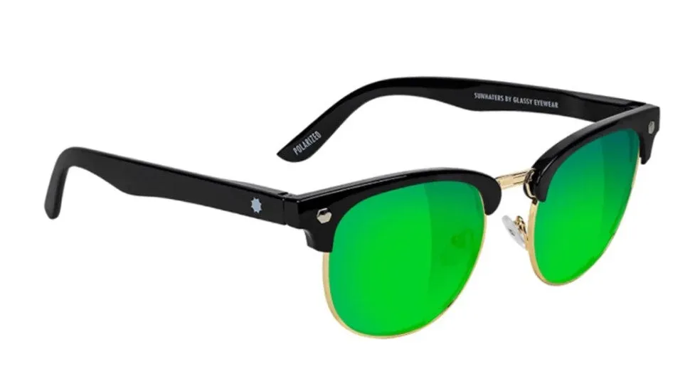 Glassy Morrison Polarized Black/Green Lens