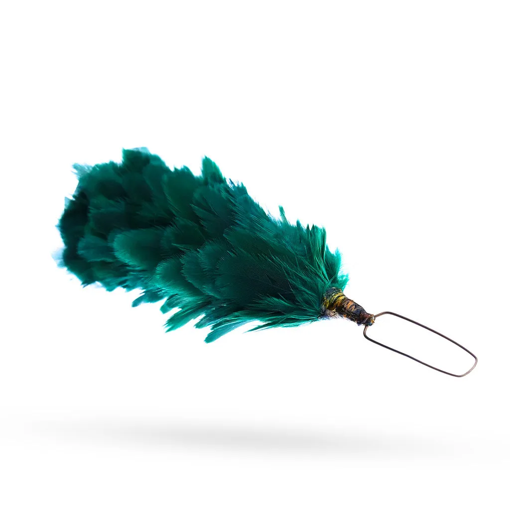 Glengarry Hat Feather Hackle Green