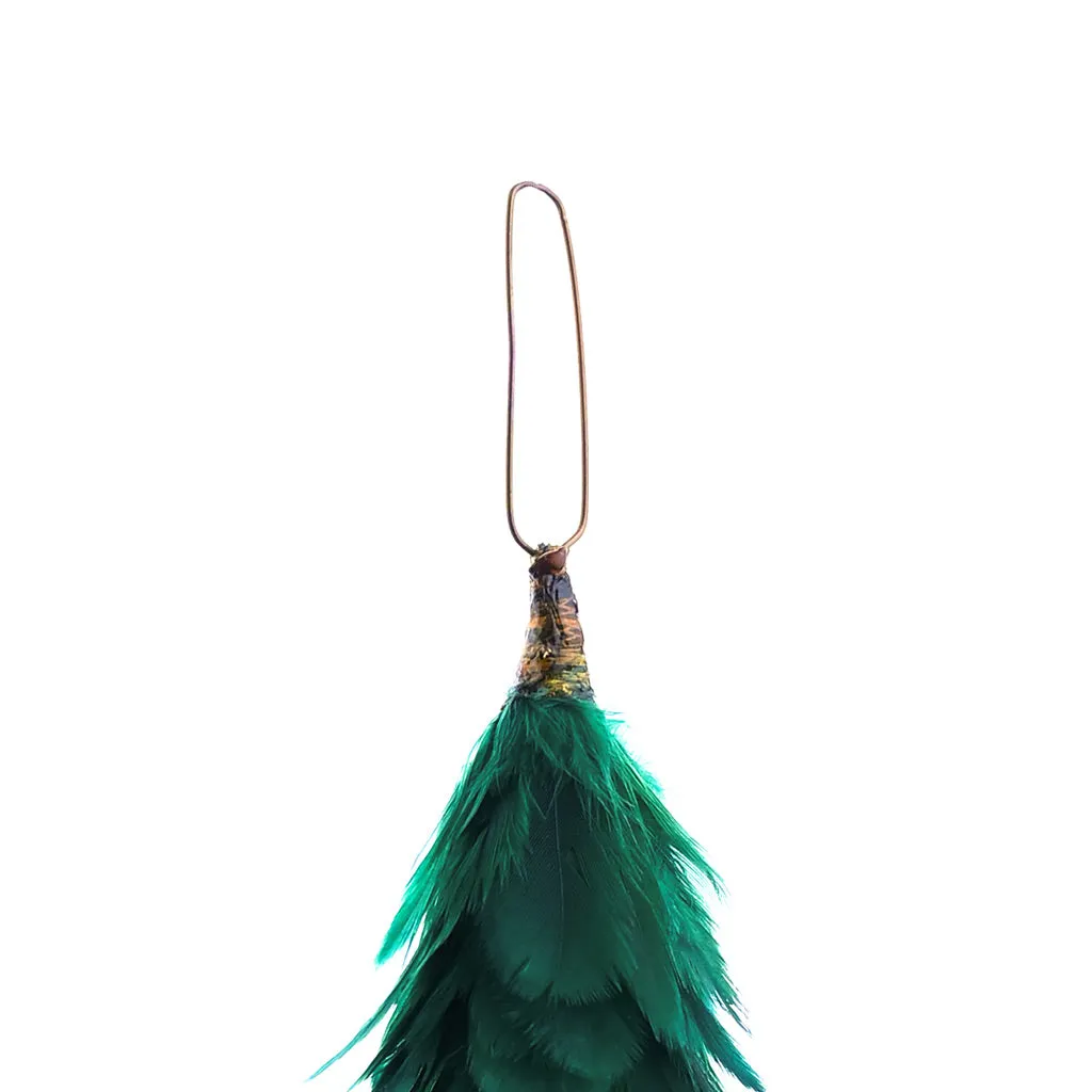 Glengarry Hat Feather Hackle Green