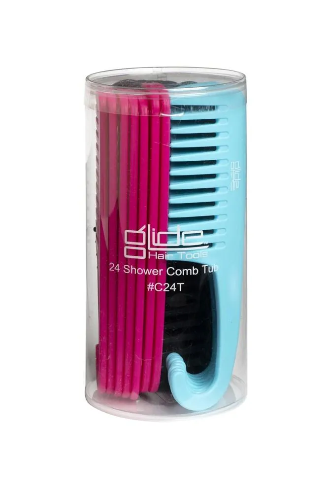 Glide Shower Combs 24Pk