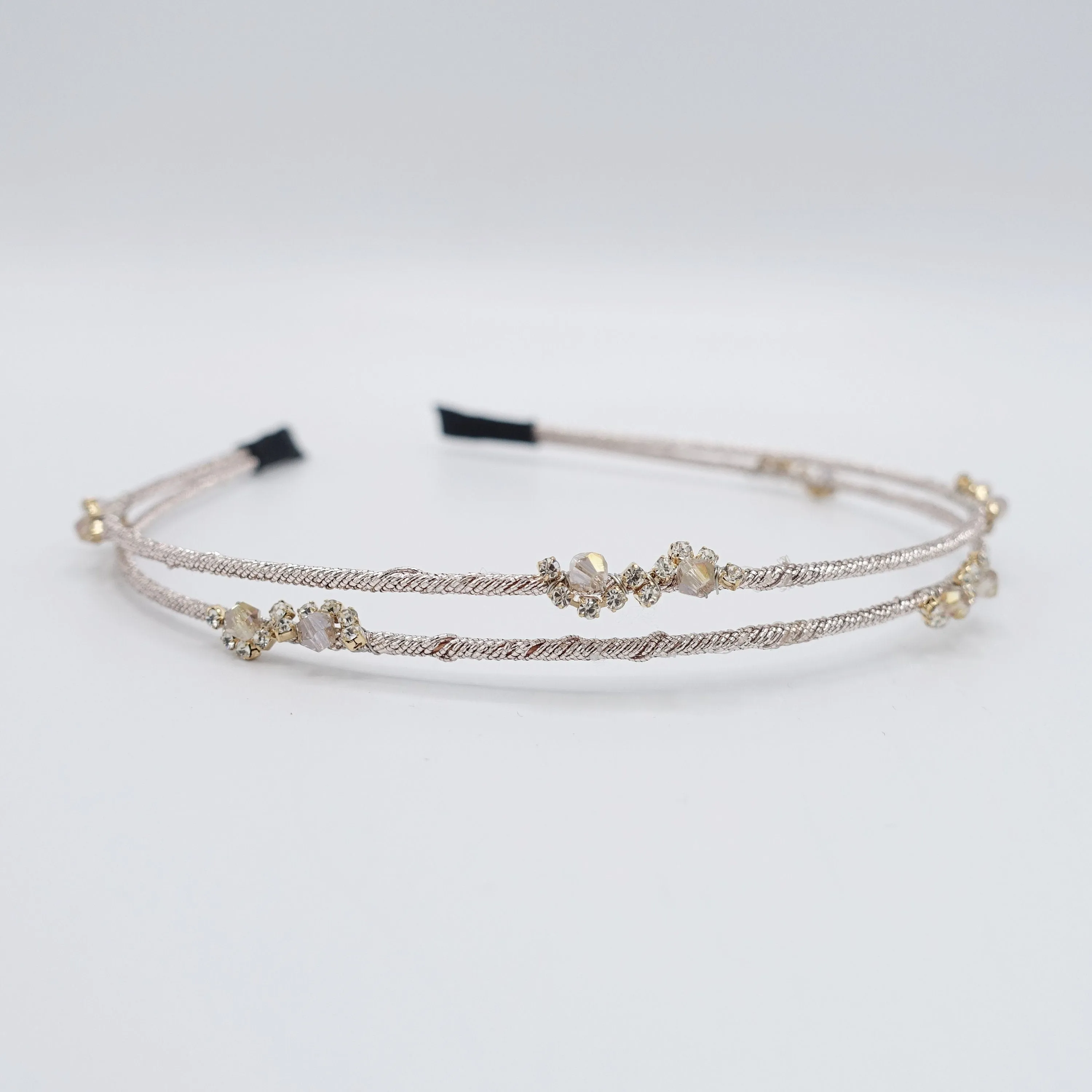 glitter double thin headband