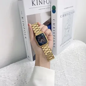 Gold Apple Watch Band, 38mm 40mm,42mm, 44mm, Chain IWatch Band, Stainless Steel Iwatch Band, Luxury Strap, Women Bracelet