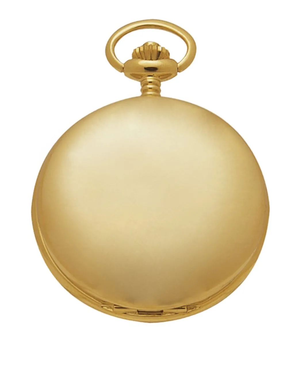 Gold Plated Twin Lid Full Hunter Skeleton Pocket Watch by Woodfords GP1063