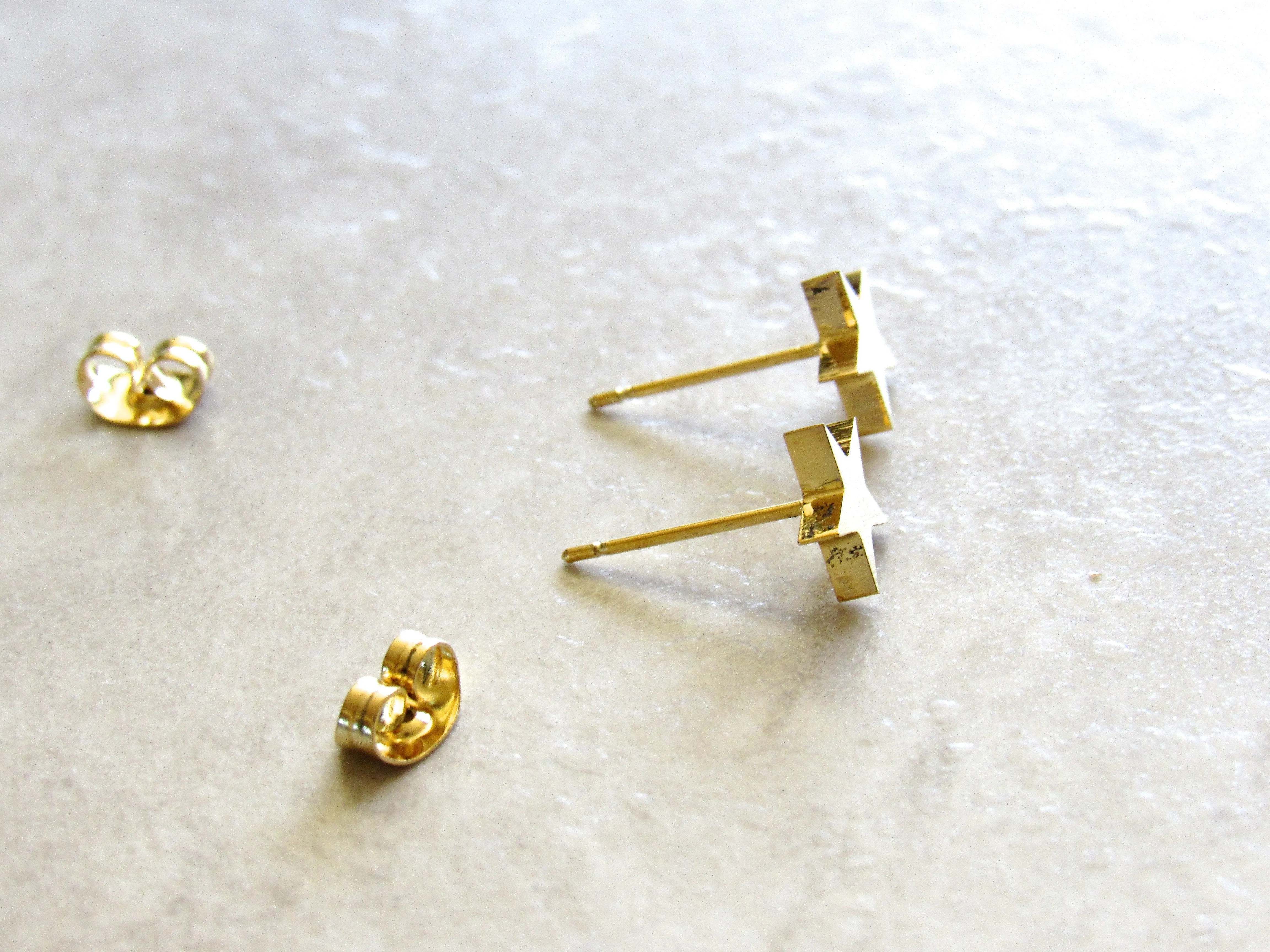 Gold Star Earrings