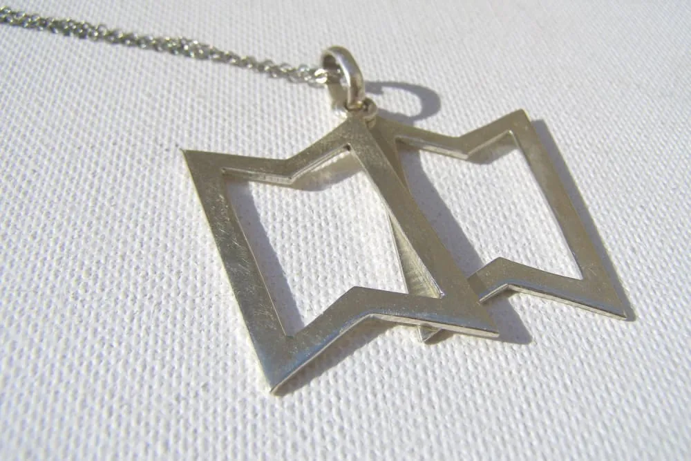 Gold Star of David Necklace