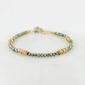 Gold Twist Stacking Bracelet