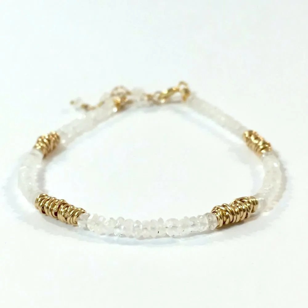 Gold Twist Stacking Bracelet