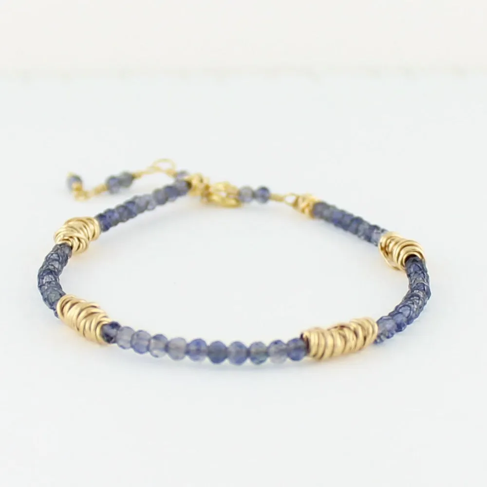 Gold Twist Stacking Bracelet