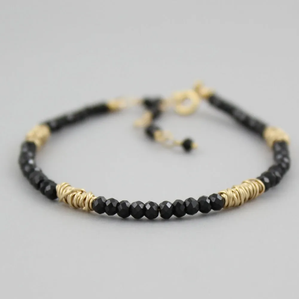 Gold Twist Stacking Bracelet