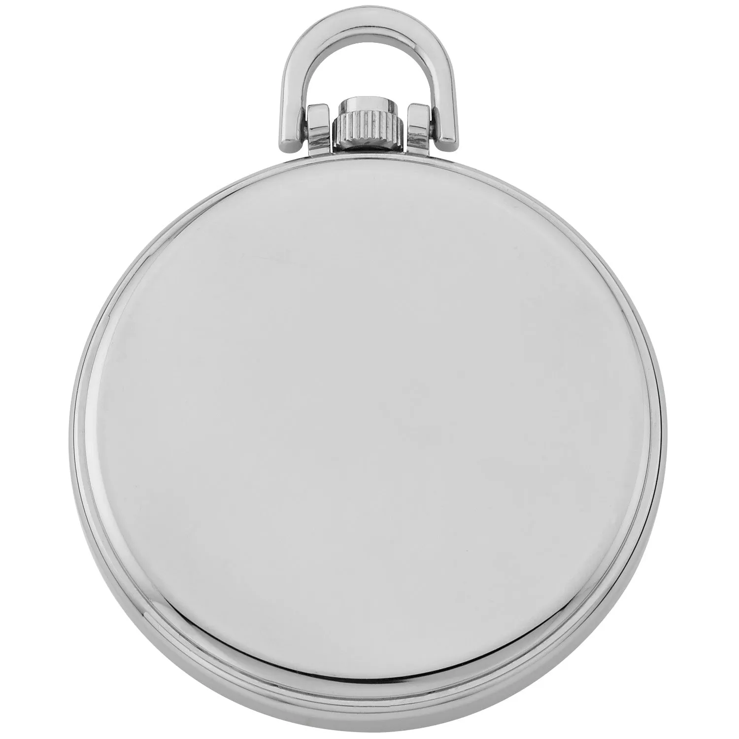 Gotham Men's Stainless Steel Analog Quartz Date Railroad Style Pocket Watch # GWC14107S