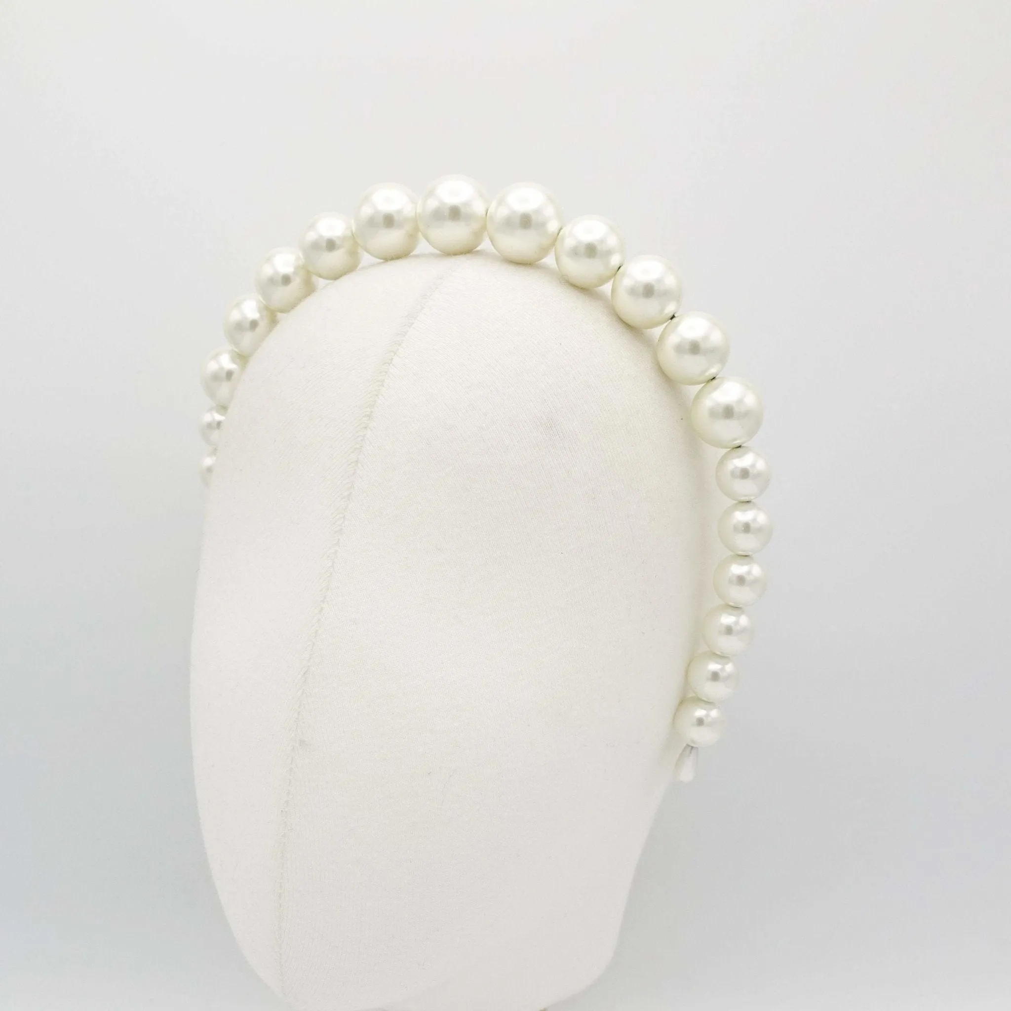 graduated pearl headband simple hairband elegant women hair accessory