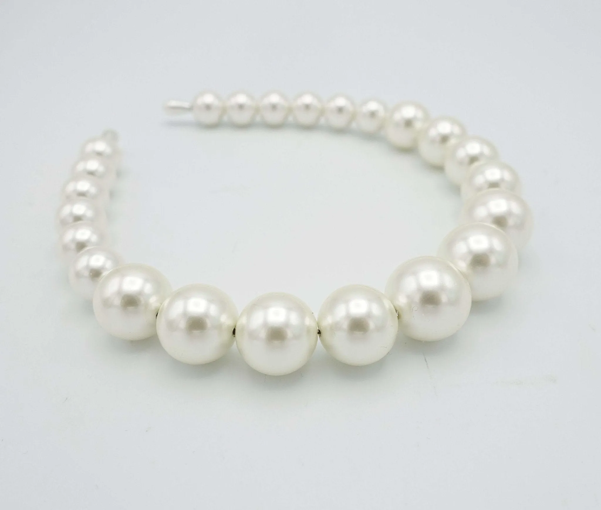 graduated pearl headband simple hairband elegant women hair accessory