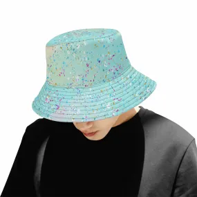 Green Splash  Unisex Summer Single-Layer Bucket Hat