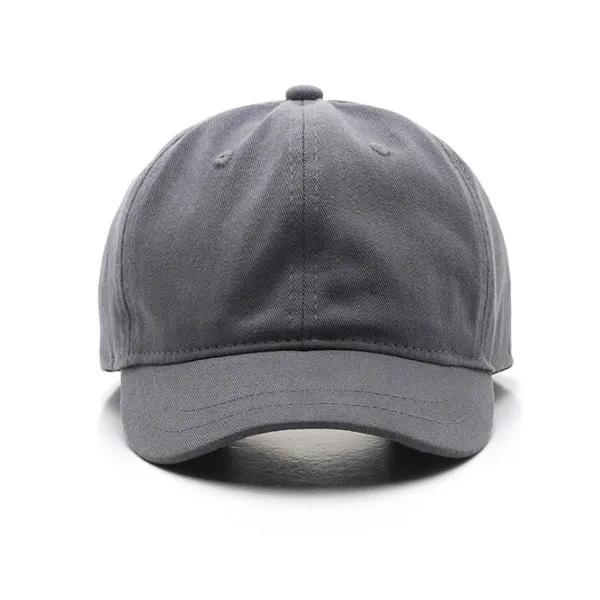 Grey Korean Style Short Brim Baseball Cap 灰色韓版短簷棒球帽 KCHT2258