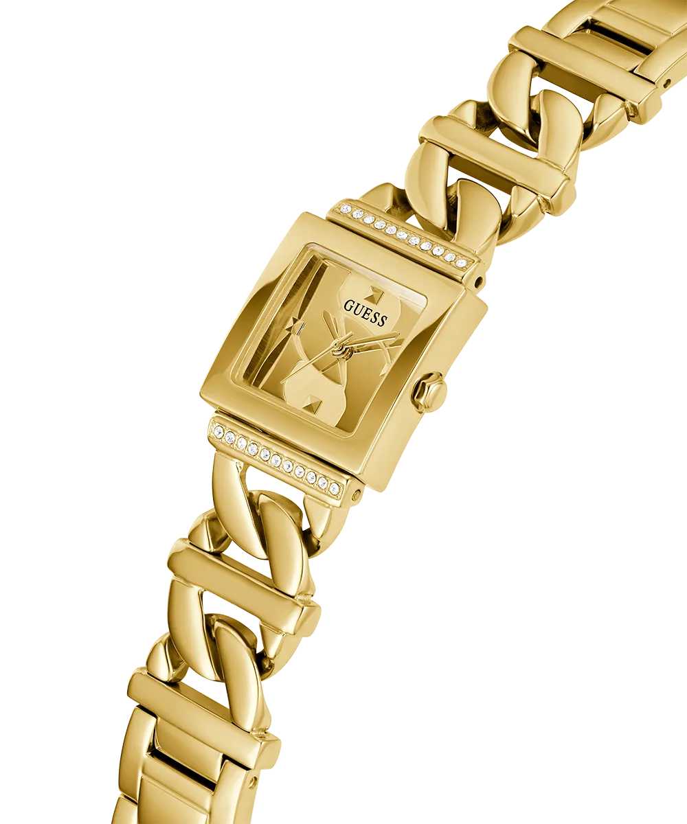 GUESS Ladies Gold Tone Analog Watch