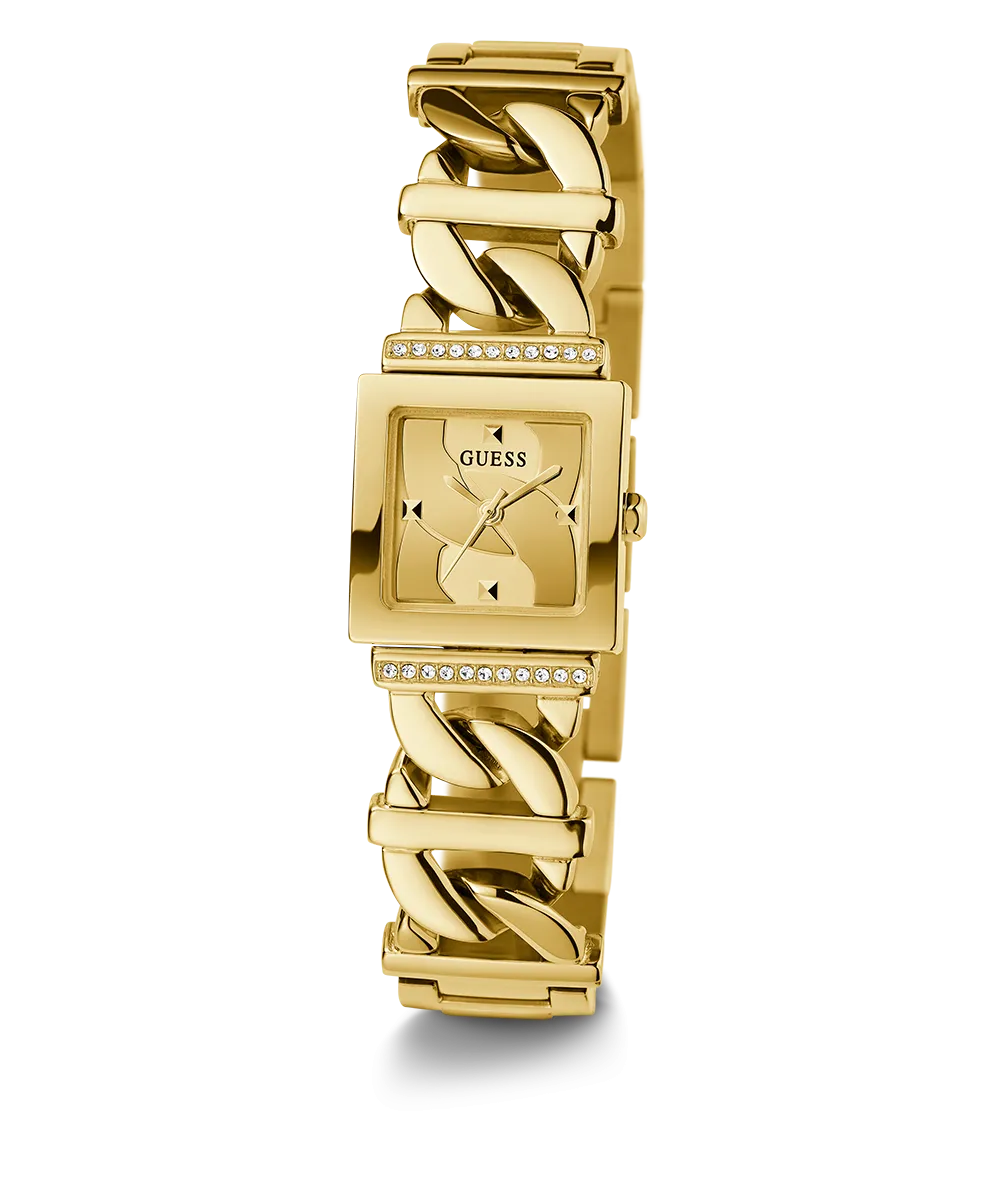 GUESS Ladies Gold Tone Analog Watch