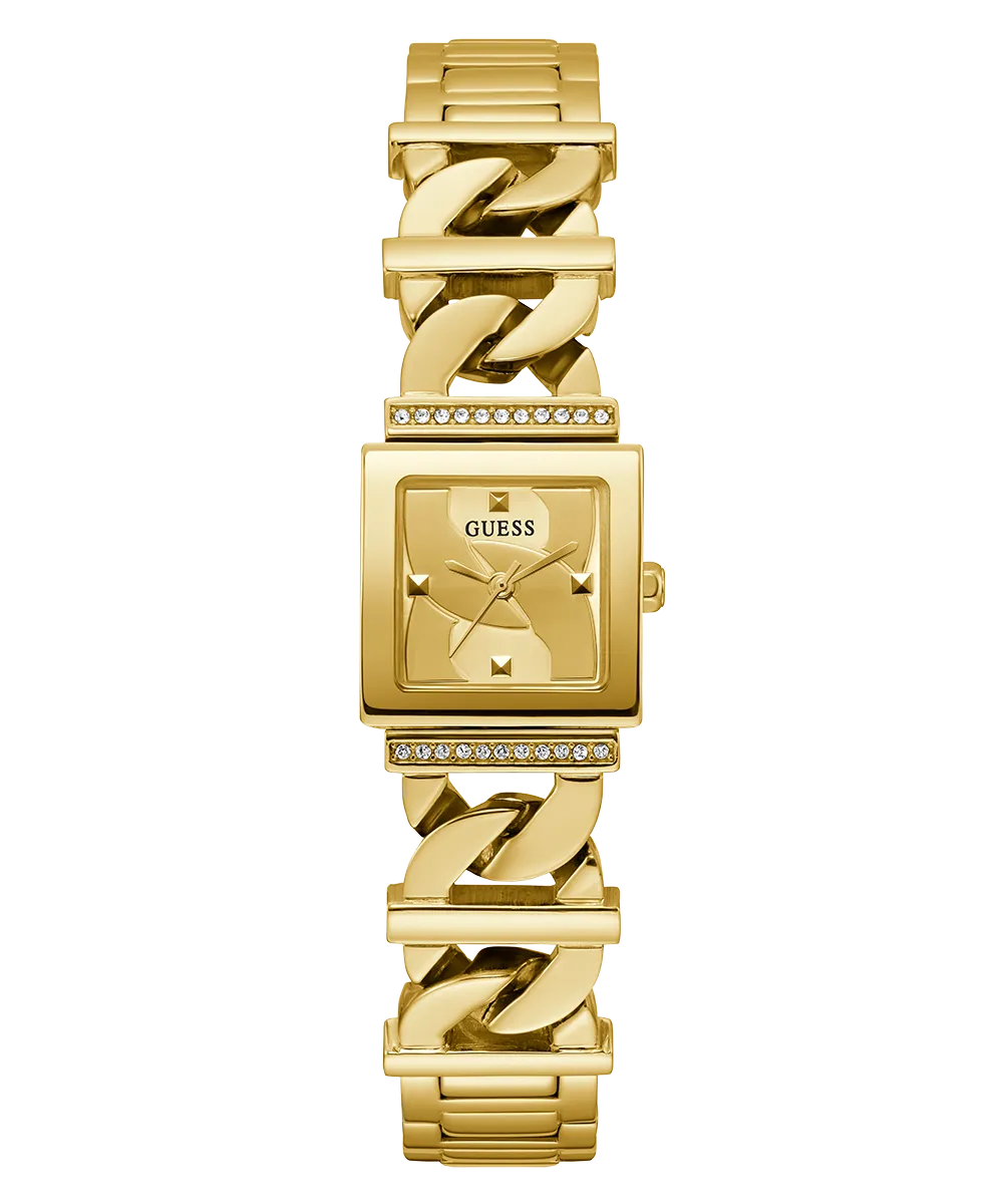 GUESS Ladies Gold Tone Analog Watch