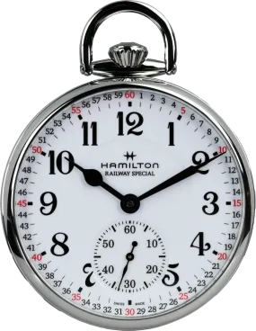 Hamilton American Classic RailRoad Pocket Watch Limited Edition H40819110 (Pre-owned)