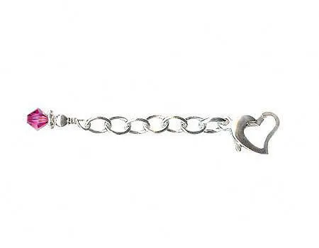 Heart of Gem Crystal Bracelet Jewelry Extender