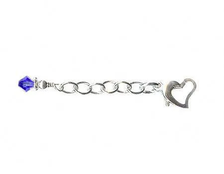 Heart of Gem Crystal Bracelet Jewelry Extender