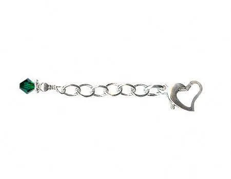 Heart of Gem Crystal Bracelet Jewelry Extender