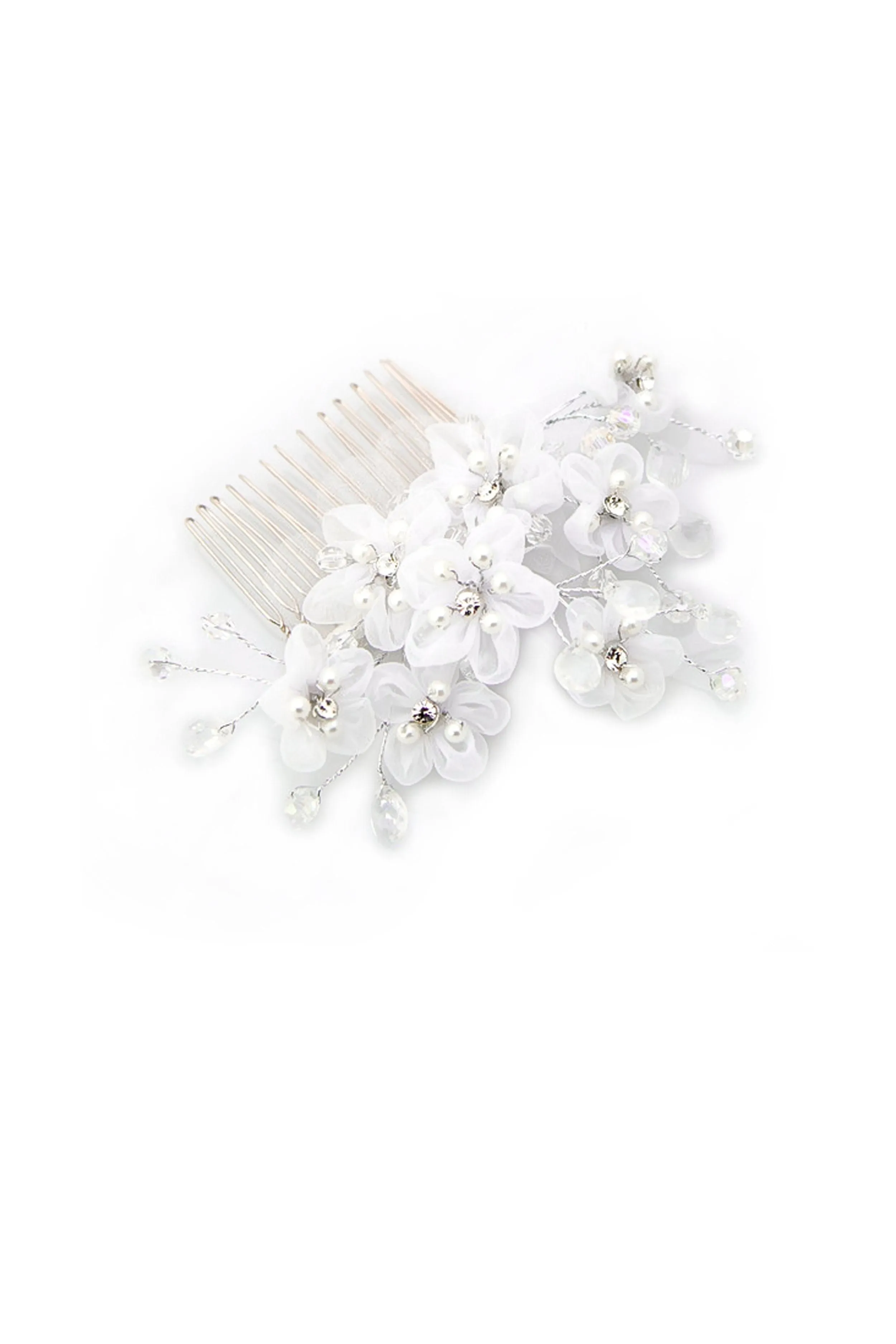 Ivory Soft Flower Comb