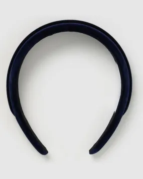 Izoa Tamara Headband Navy Velvet