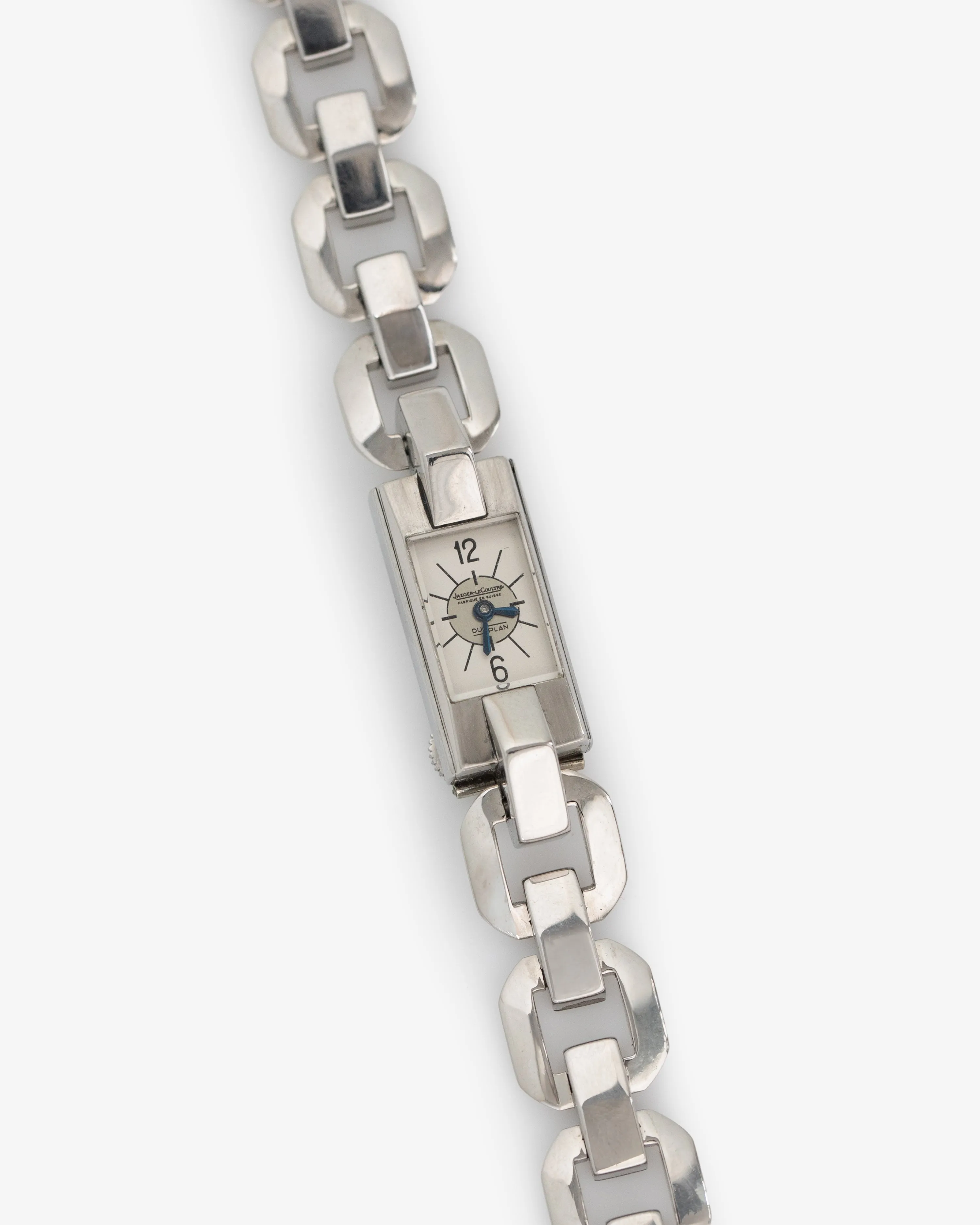 Jaeger-LeCoutre Art Deco Chain Link Bracelet Watch