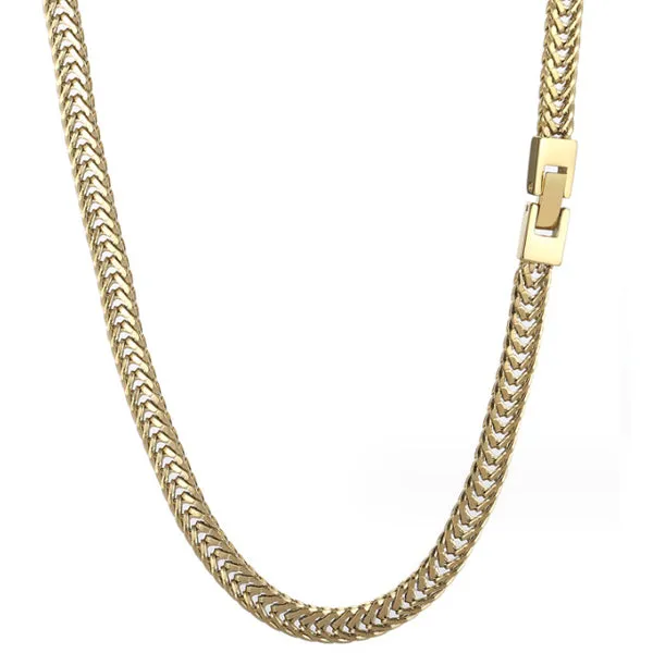 Japanese Style Gold Stainless Steel Necklace (Circumference 65cm) 日式金色不銹鋼項鍊 (鍊長 65cm) KJPE17054