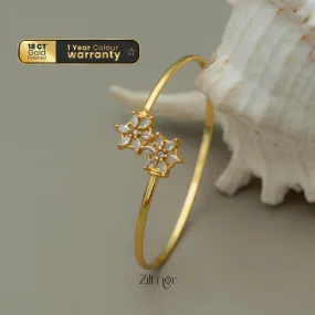 KF101672  - Gold Plated Adjustable Bangle