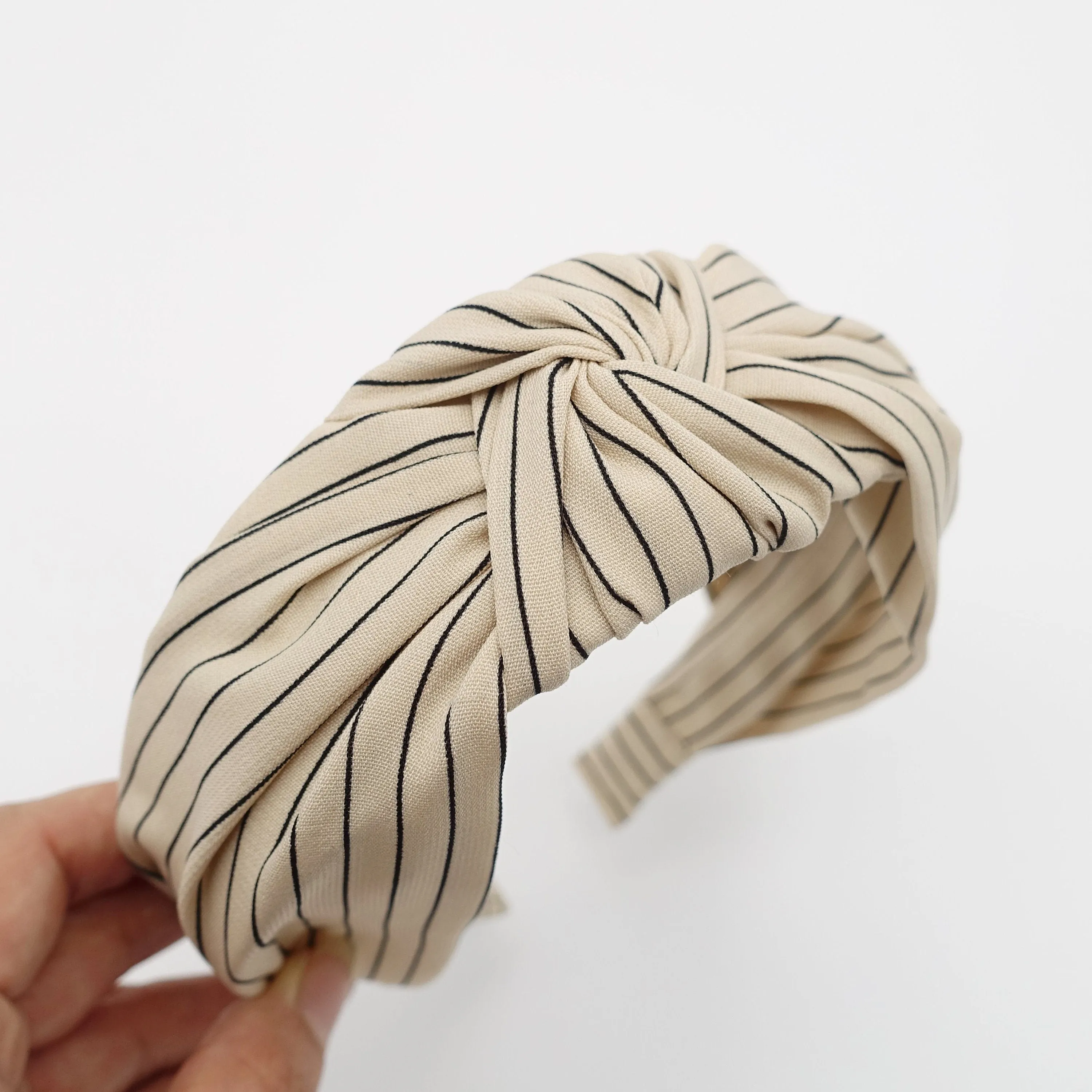 knotted stripe pattern headband women hairband