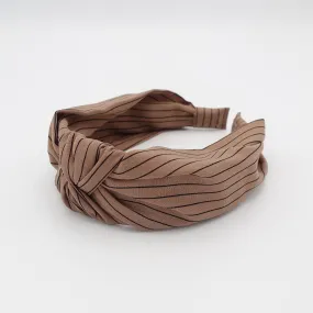 knotted stripe pattern headband women hairband